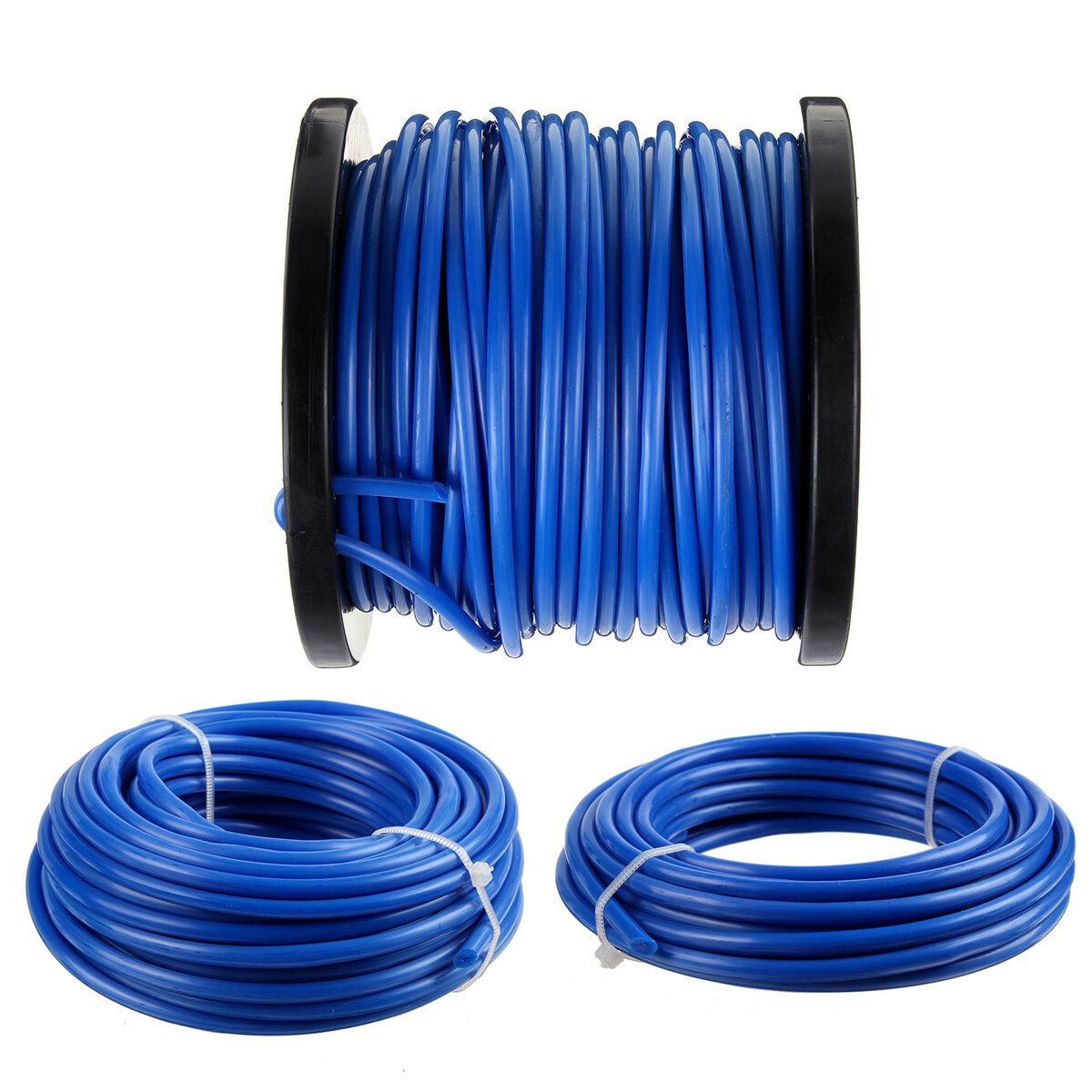 4mm Heavy Duty Nylon Round Trimmer Line Brushcutter Rope 5m/10m/30m Blue Garden 5m