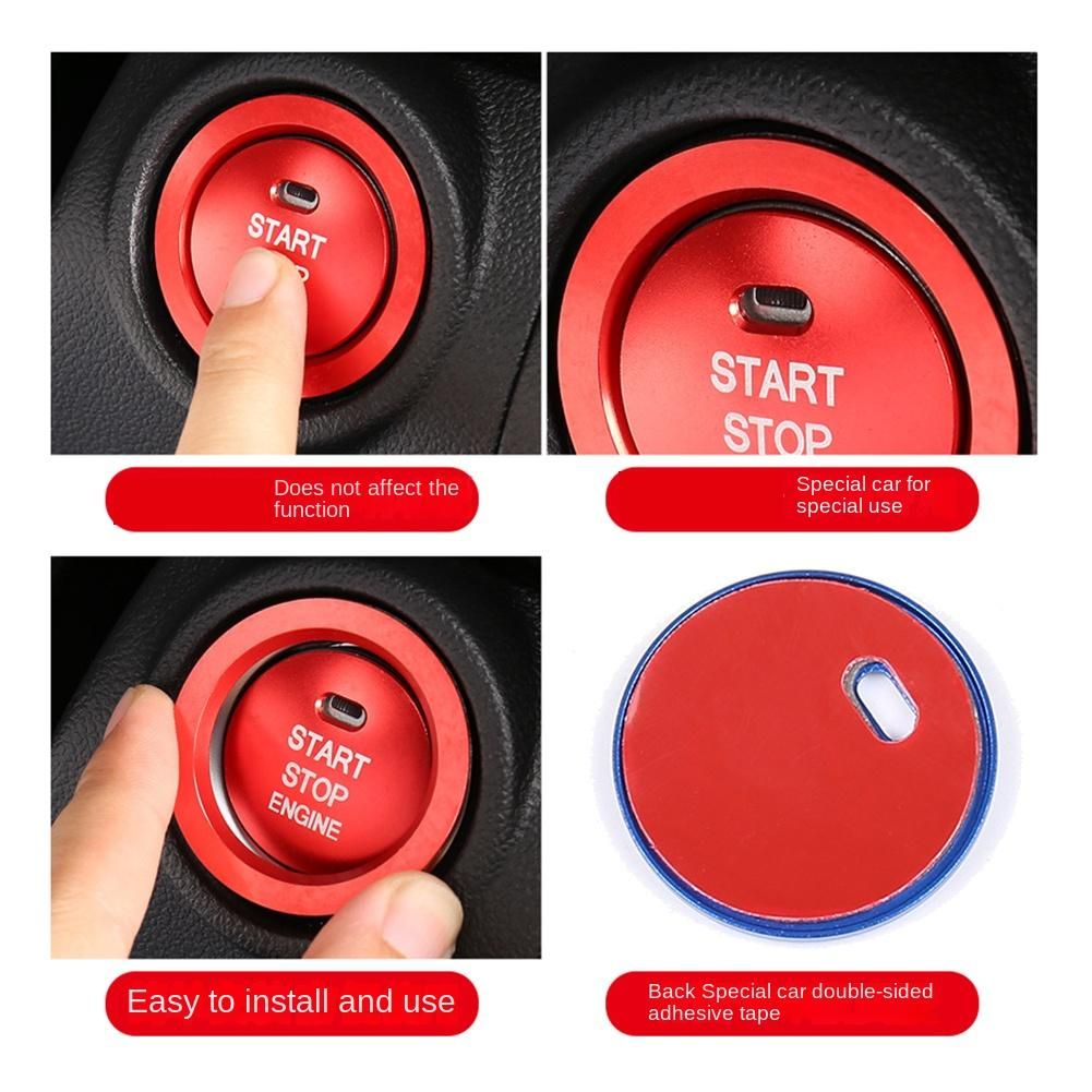 Car START Engine on Cover STOP Key Ignition Switch