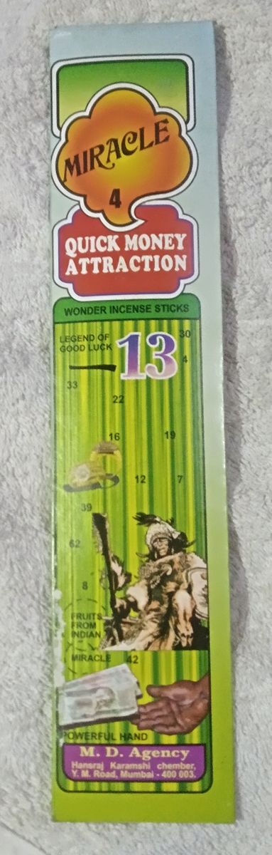 QUICK MONEY ATTRACTION INCENSE STICKS