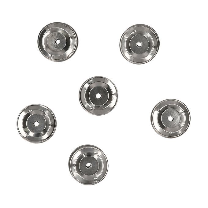 50pcs Tambourine Bell Ring Jingle Bell Stainless Steel For