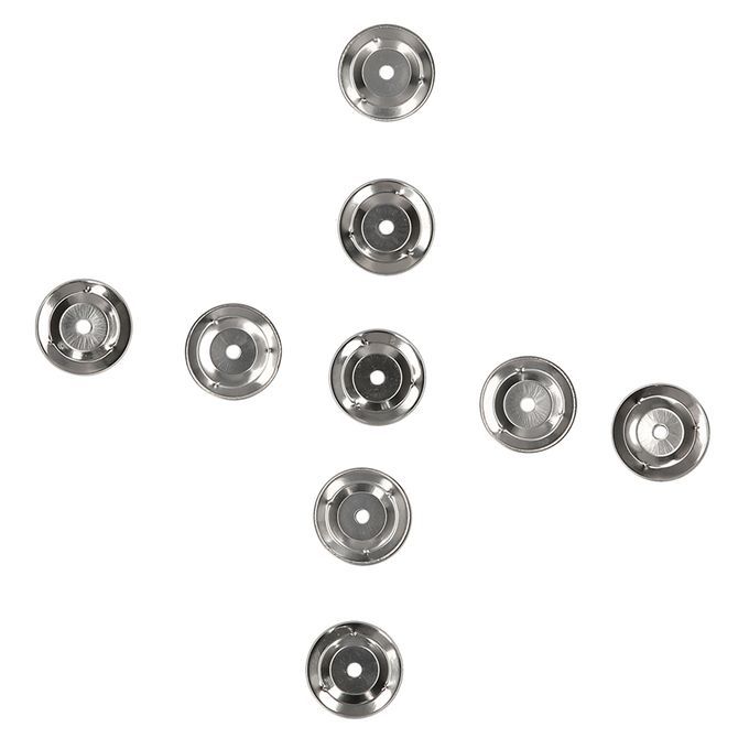50pcs Tambourine Bell Ring Jingle Bell Stainless Steel For