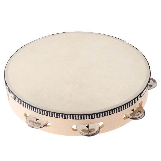 10inch Tambourine Percussion Drum Tamborine Kids Musical Educational