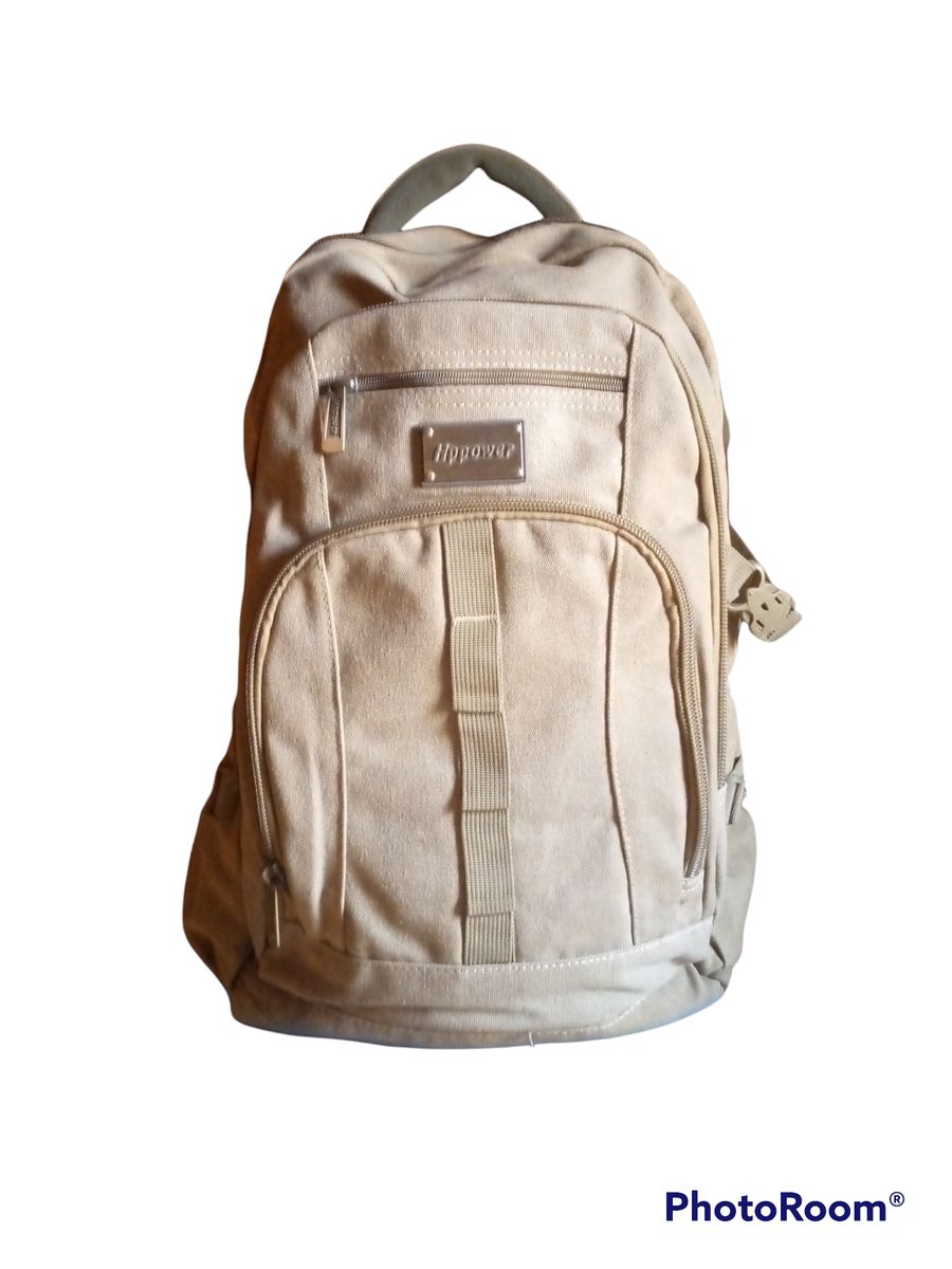 Strong Khaki Durable  School Bag