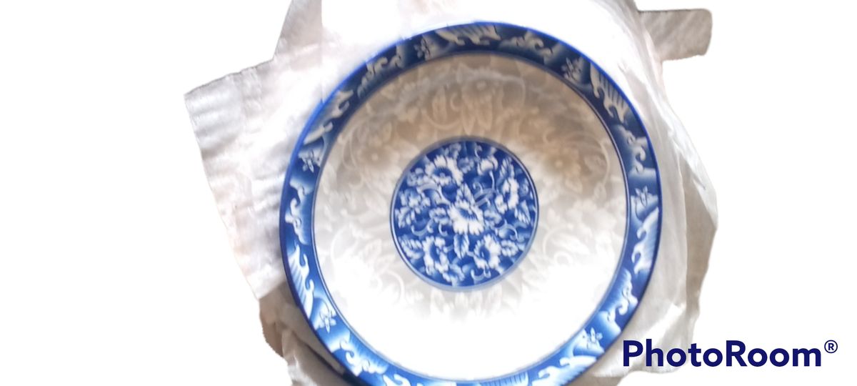 6 Pieces Flowered Breakable Plates