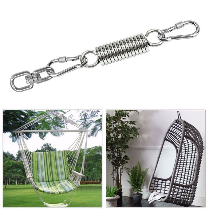 Hammock Chair Spring Kit With Carabiner Hooks For Swinging Chair 4Pcs