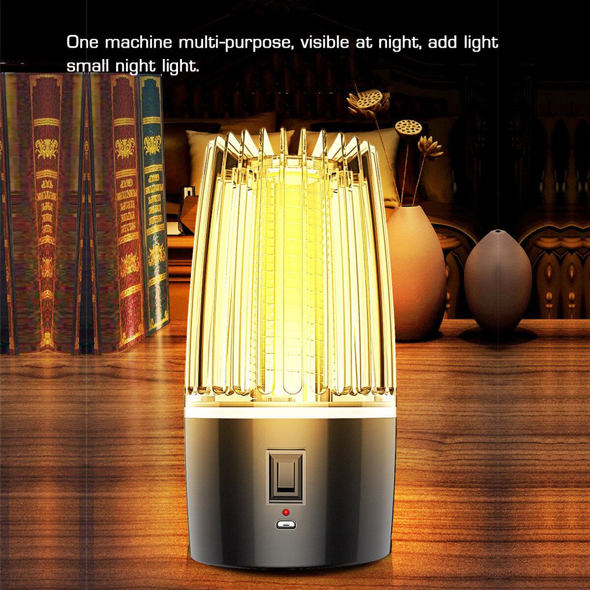 Mosquito Killer Lamp LED Mosquitoes Repellent Portable Electric USB Powered Insect Pest Catcher Killer Indoor Outdoor Mosquito Trap Mute Silent Non-T0xic