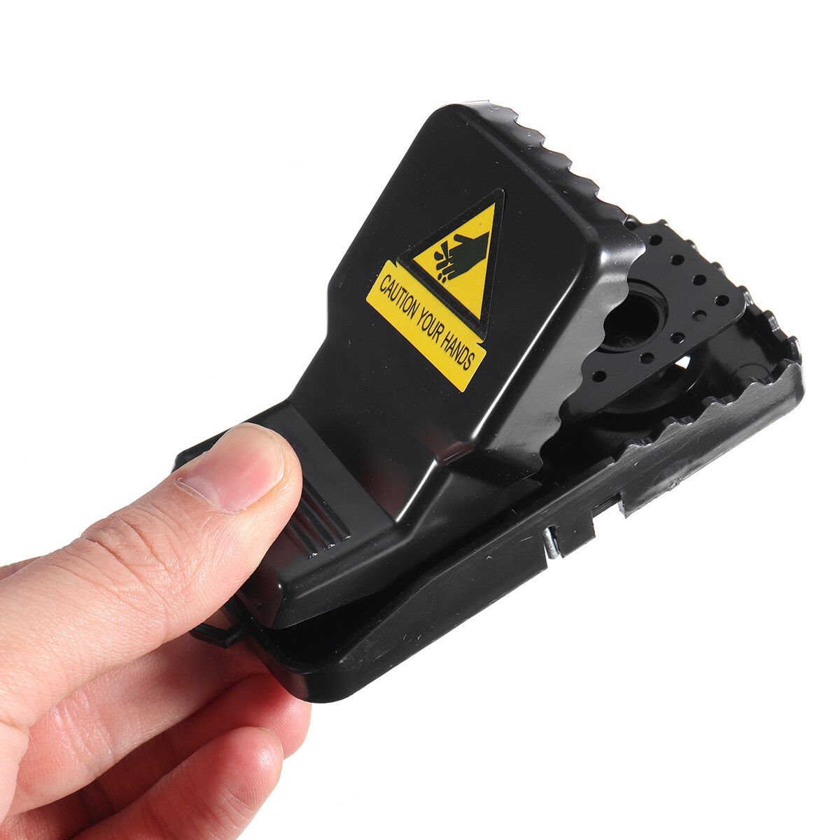 4pcs Highly Sensitive And Powerful Mousetrap Fully Automatic Mousetraps Black For Home Use