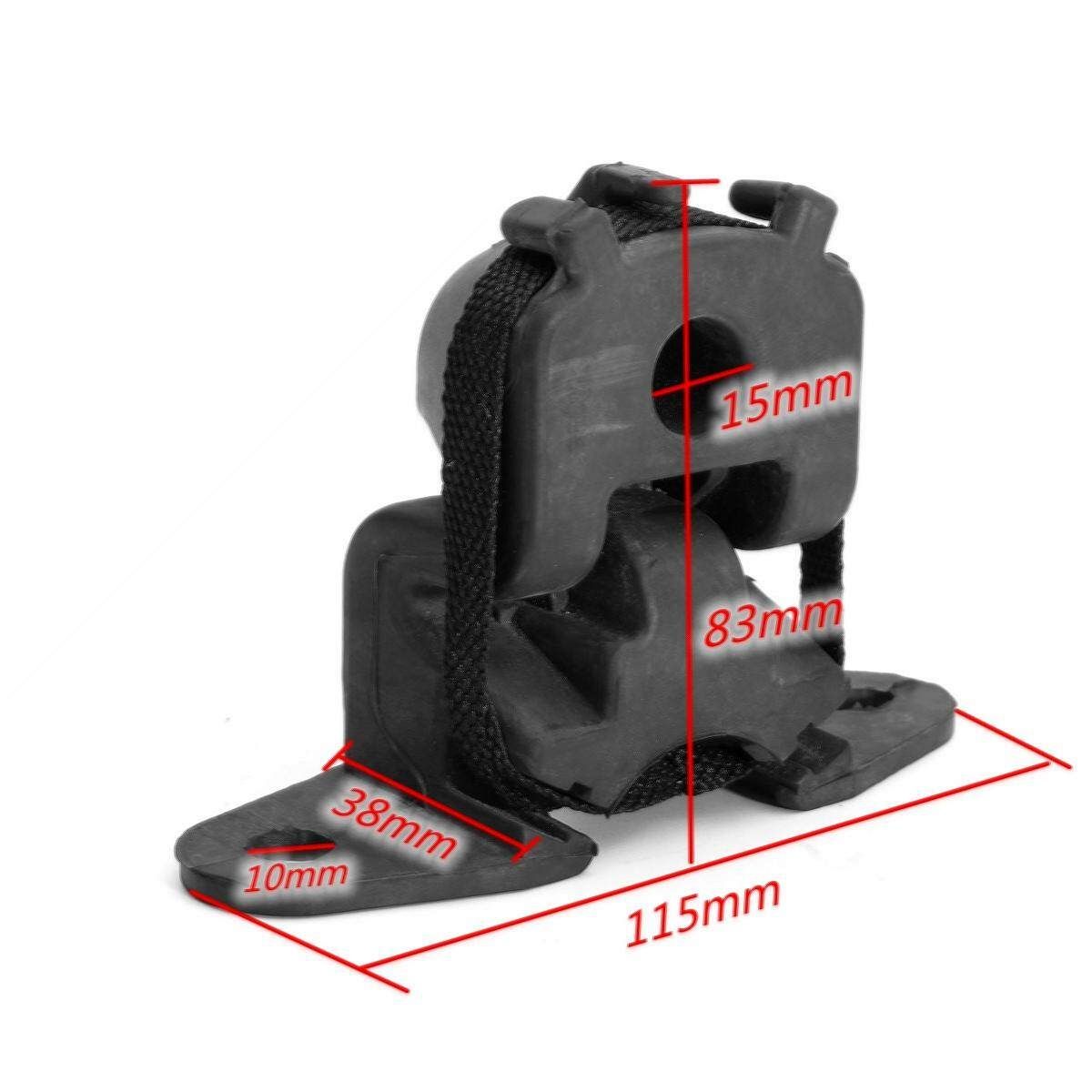 2pcs New Exhaust Mounting Rubber Hanger Fitting Holder Kit For Peugeot 307 01-07