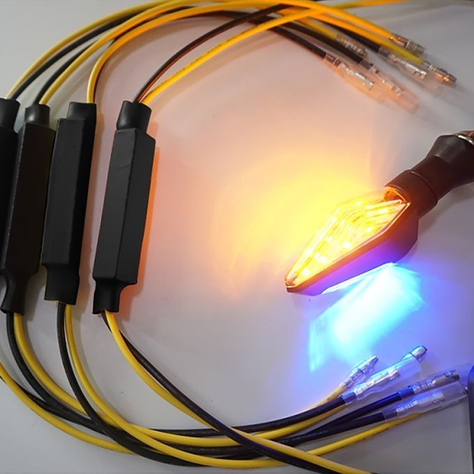 2Pcs Motorcycle LED Decoder Universal Strong Stability-