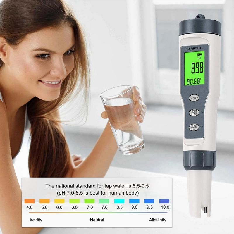 3 in 1 Digital PH Meter  TDSPHTemp Meter Water Tester for Drinking Water Swimming Pool Hydroponics