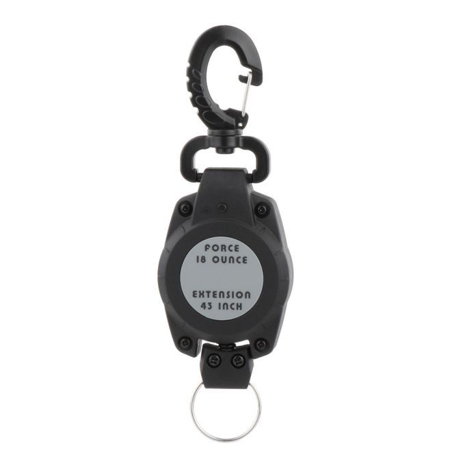 Compact Gear Keeper Retractor Microphone Mic Holde 43" Plastic Hook
