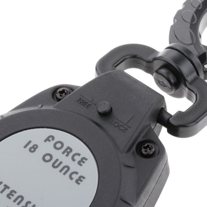 Compact Gear Keeper Retractor Microphone Mic Holde 43" Plastic Hook