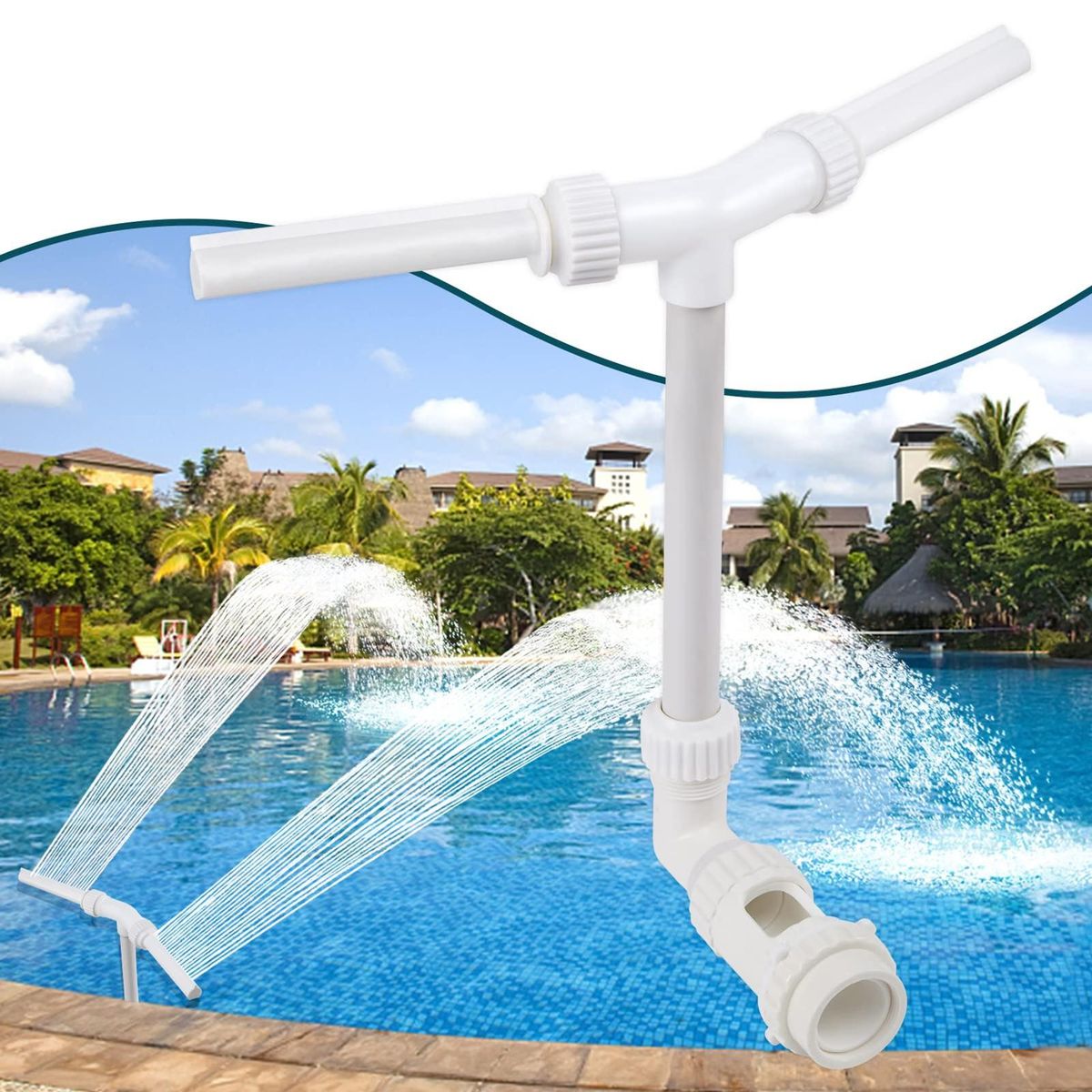 Pool Fountain Head Bracket Garden Sprinkle Pool Fountain Head Bracket