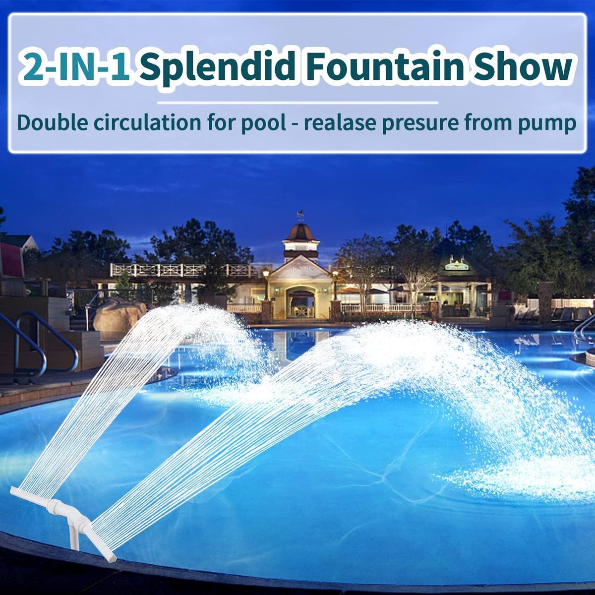 Pool Fountain Head Bracket Garden Sprinkle Pool Fountain Head Bracket