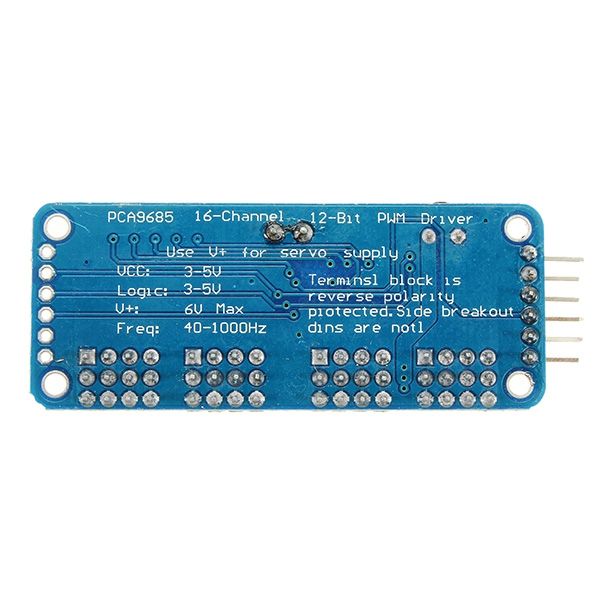 5Pcs PCA9685 16-Channel 12-bit PWM Servo Motor Driver I2C Module For Arduino Robot