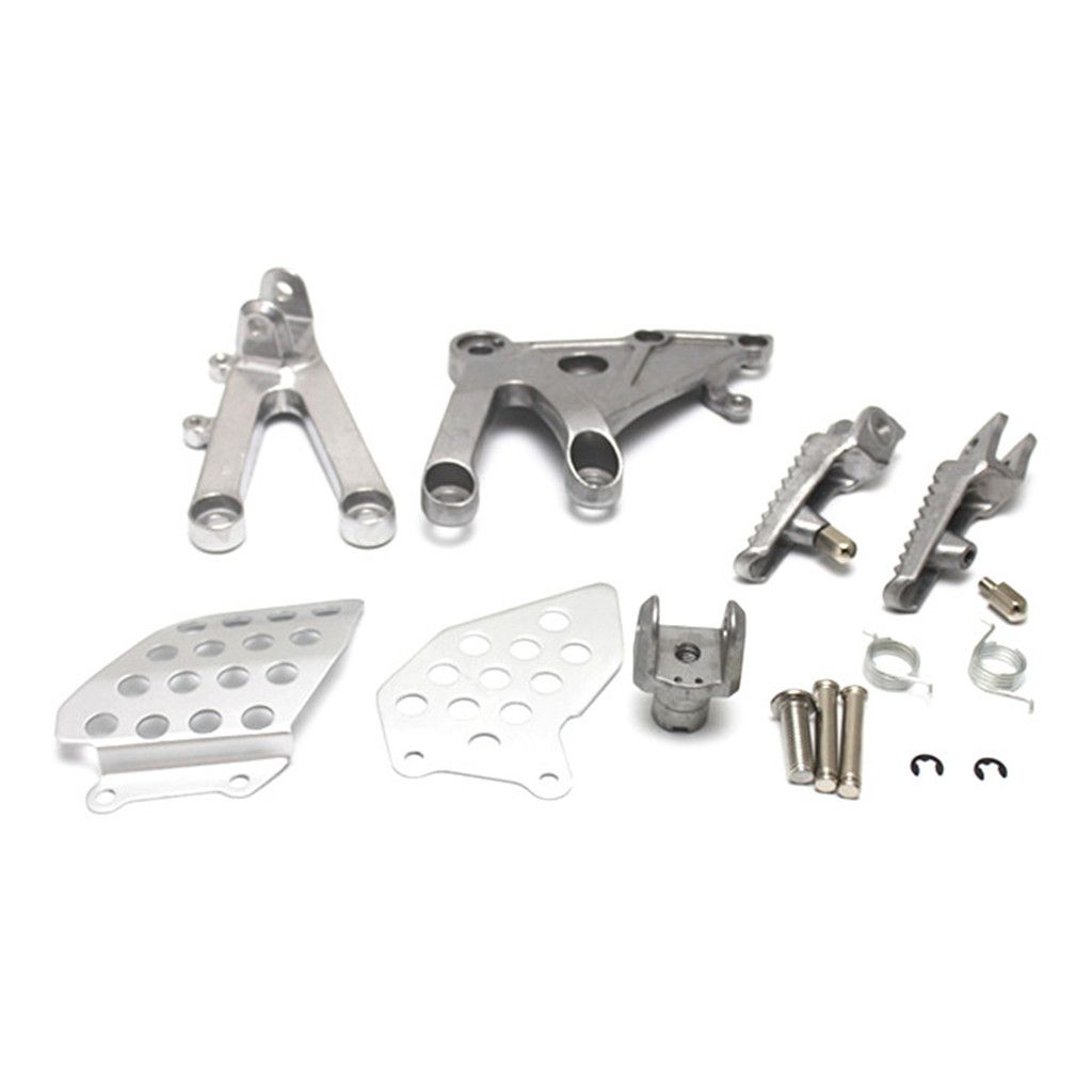 1 Pair Front Foot Pegs Foot Rest Pedal Kit For Honda CBR600RR 2003