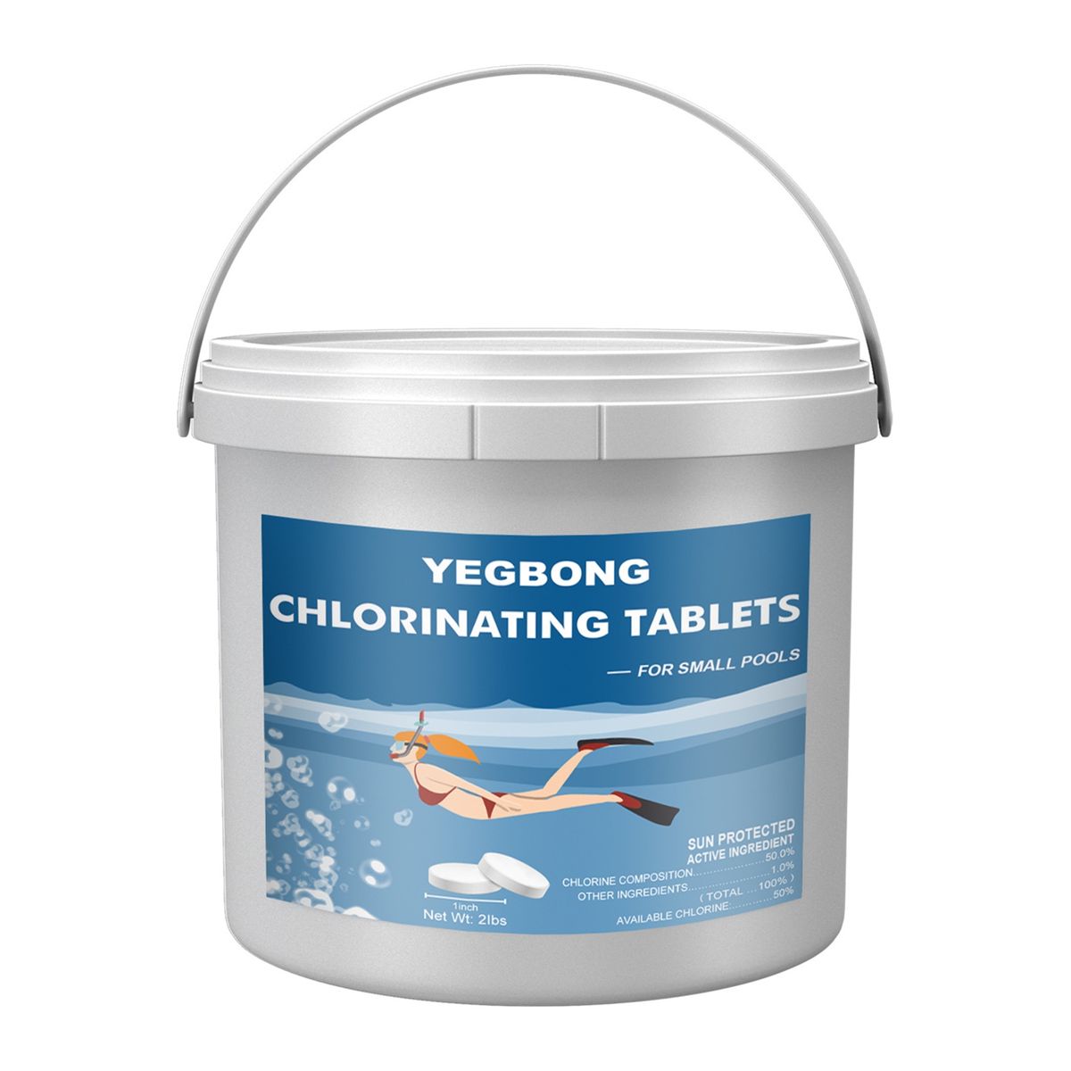 Pool Maintenance Tablets Clarify Water Chlorine Tablets C