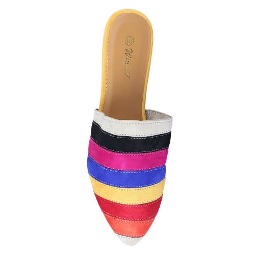 Ladies' Flat Slippers- Multicolour