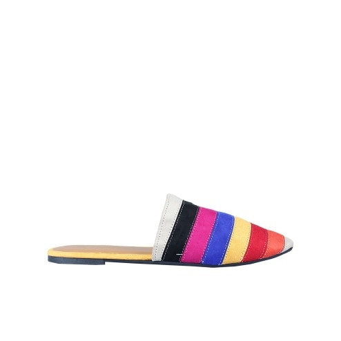 Ladies' Flat Slippers- Multicolour