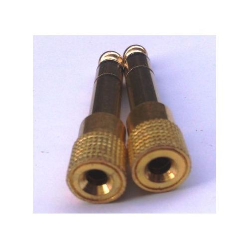 6.3mm 1 4" Male Plug To 3.5mm 1 8" Female Jack Stereo - 2pcs