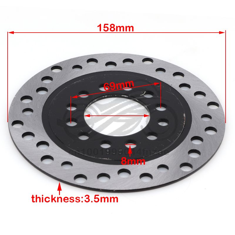 Go Kart Foot Lever Hydraulic Disc Brake With 160mm Disc Kit