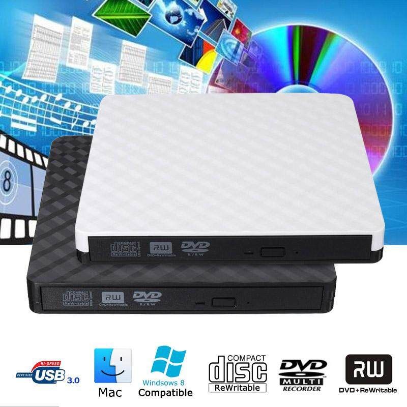 Ultra-thin Suction Notebook / Desktop USB3.0 External DVD Drive White White (white)