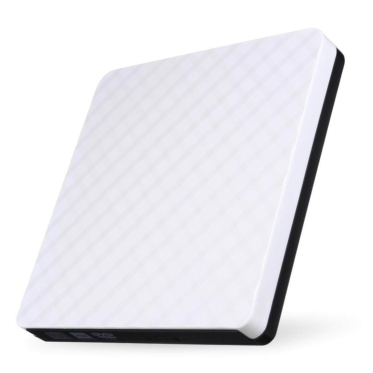 Ultra-thin Suction Notebook / Desktop USB3.0 External DVD Drive White White (white)