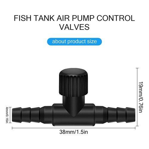 30 Pieces 2-Port Fish Tank Valve Plastic Air Pump