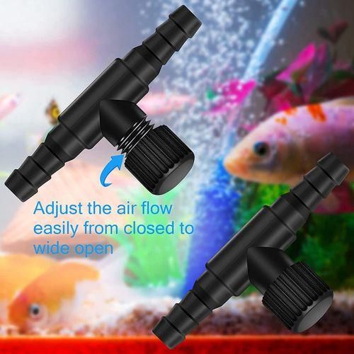 30 Pieces 2-Port Fish Tank Valve Plastic Air Pump