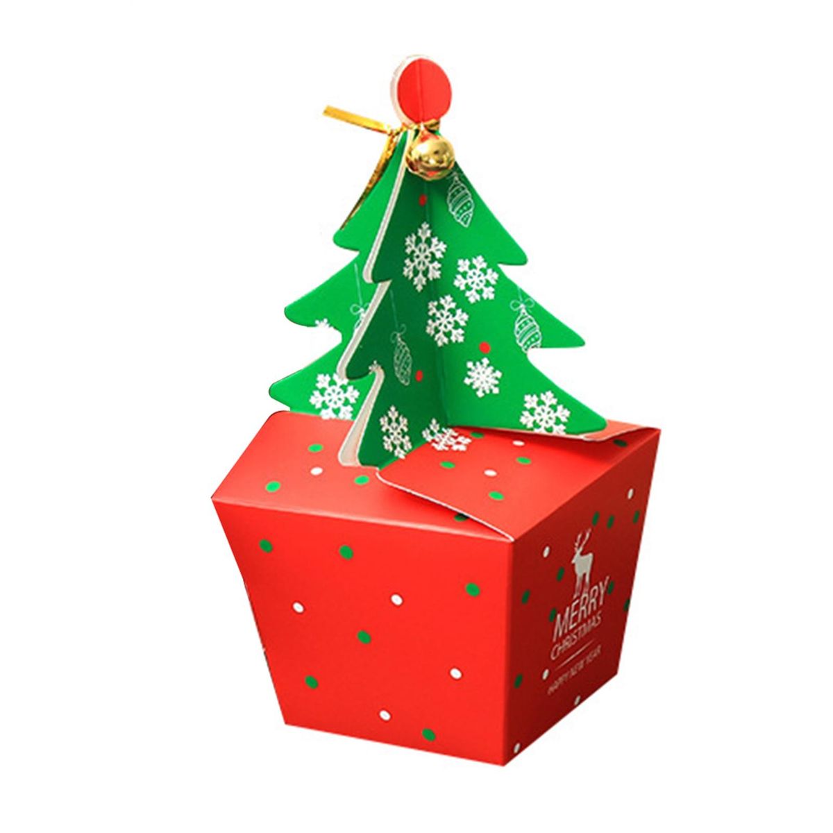 Gift Wrapping Box Xmas Gift Box Candy Chocolate Wrapping Case