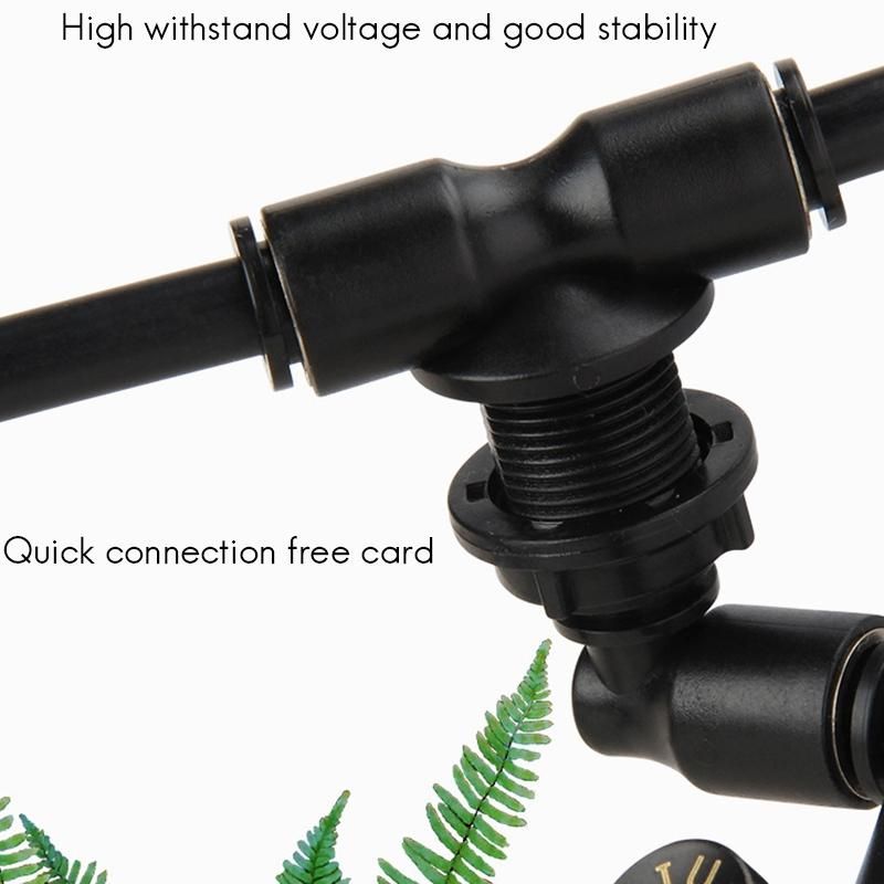 Fogger Mist Sprinkler Rainforest Tank 360 Adjustable Aquarium Aquatic Pet Cooling SystemA