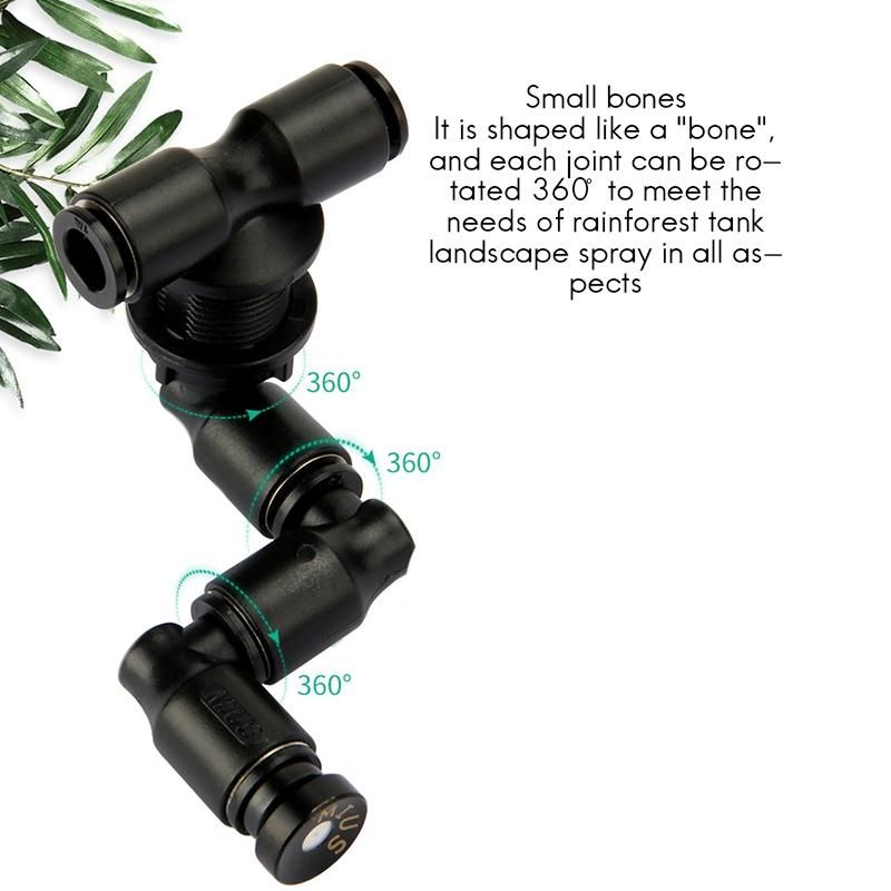 Fogger Mist Sprinkler Rainforest Tank 360 Adjustable Aquarium Aquatic Pet Cooling SystemA