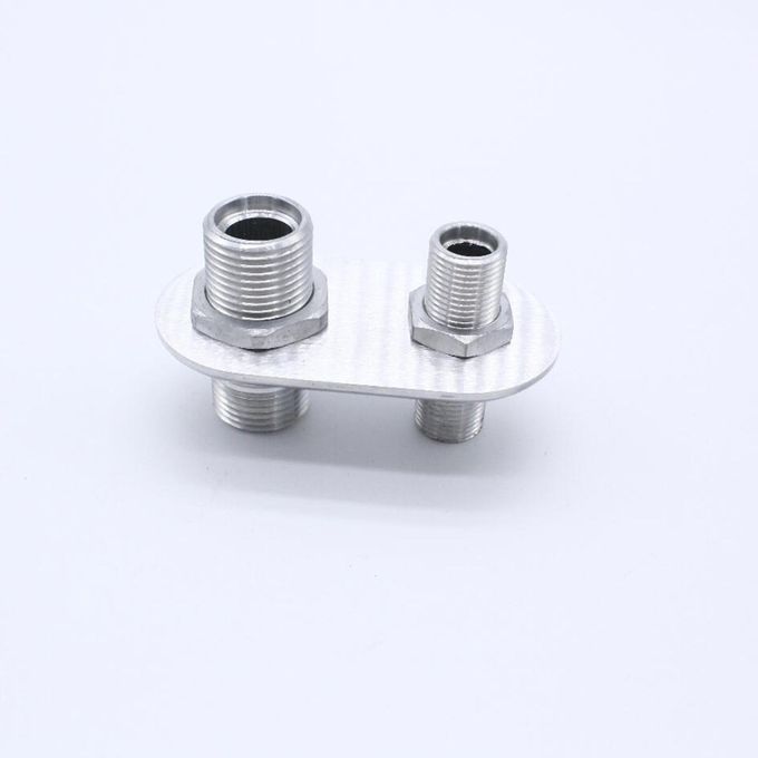 Air Conditioner Bulkhead 181152-100 Modification Connector Fits Silver