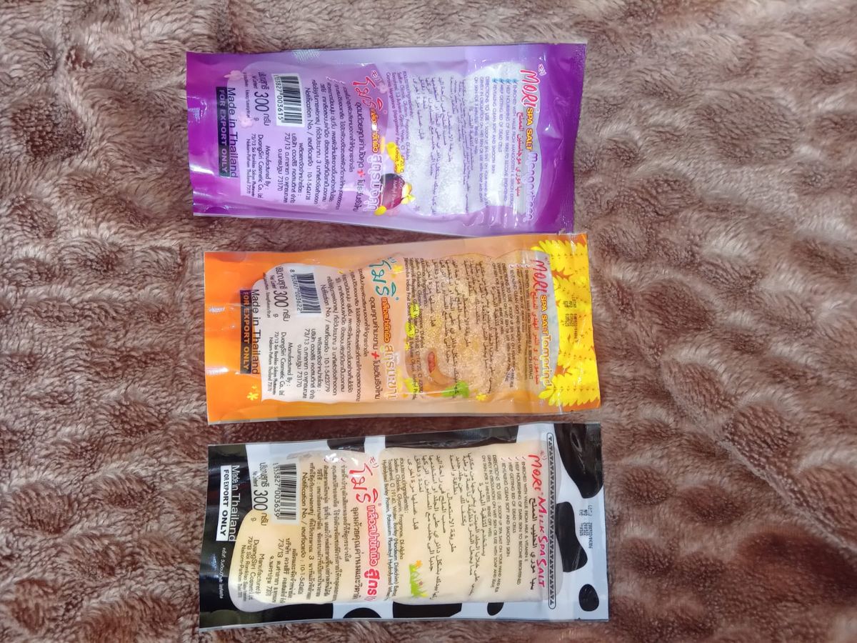3Pcs Lightening & Brightening  Spa Salt