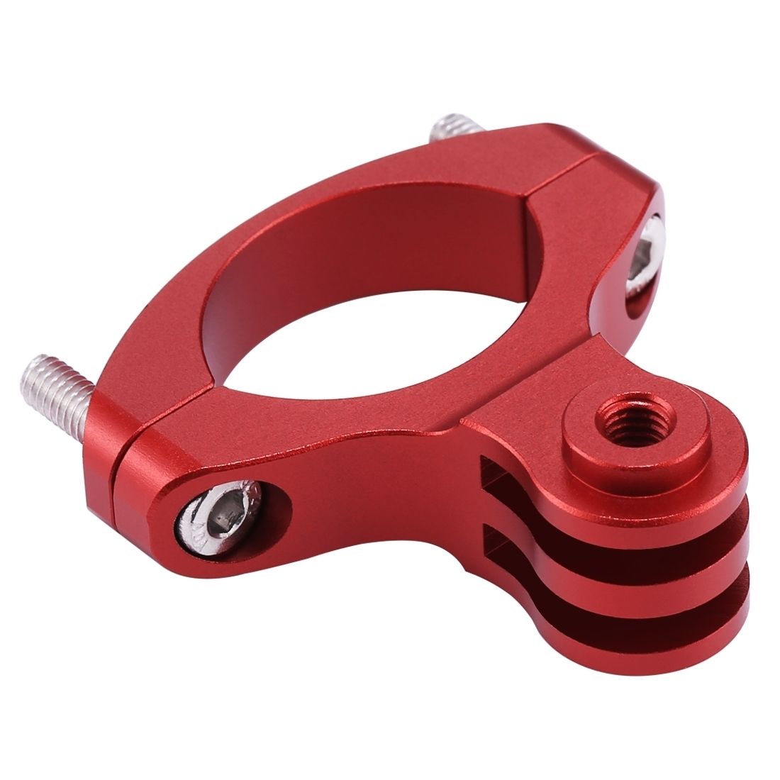 PULUZ Bike Handlebar Adapter Mount For GoPro HERO8 Black / Max / HERO7, DJI OSMO Action, Xiaoyi & Cameras1, DJI OSMO Action, Xiaoyi & Cameras(Red)