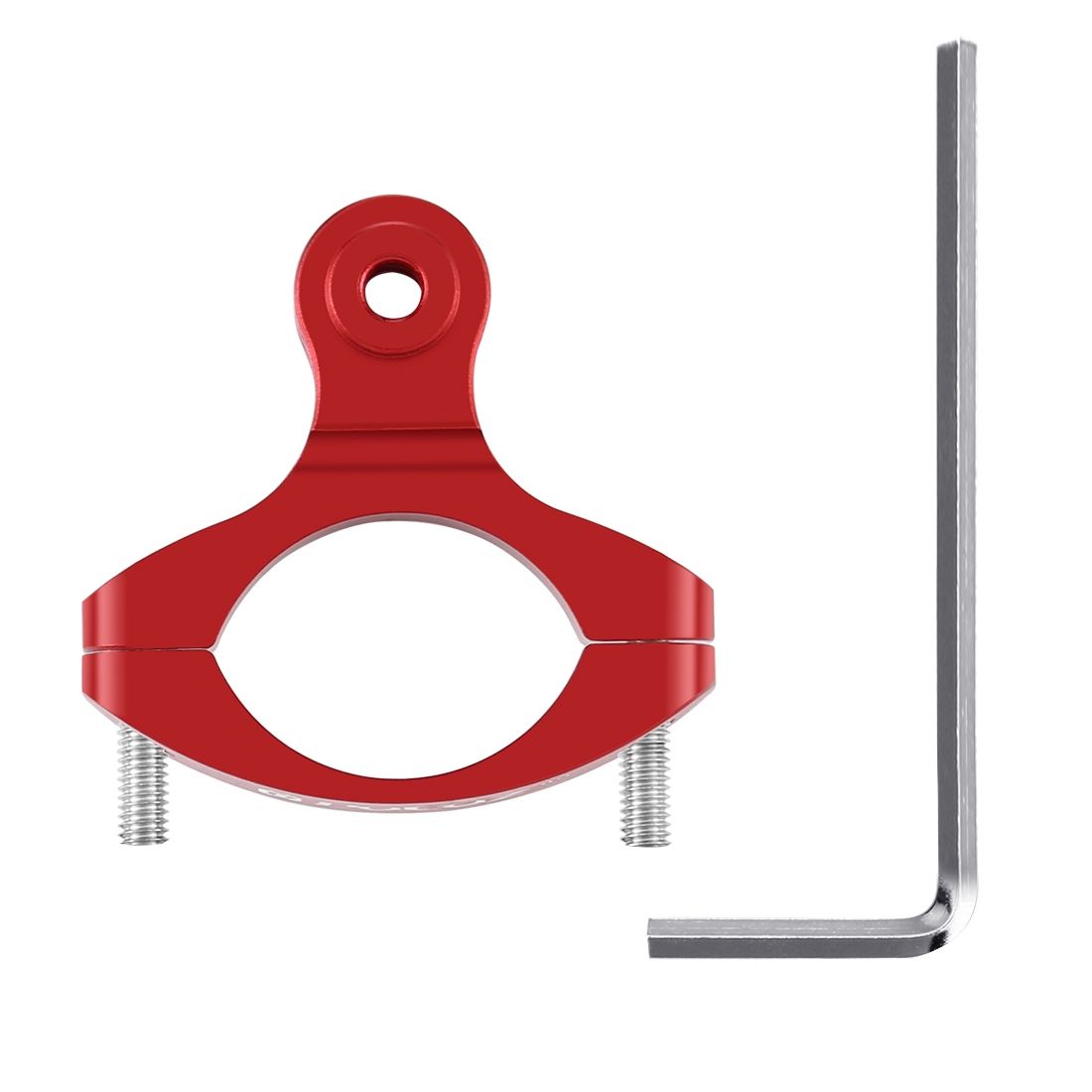 PULUZ Bike Handlebar Adapter Mount For GoPro HERO8 Black / Max / HERO7, DJI OSMO Action, Xiaoyi & Cameras1, DJI OSMO Action, Xiaoyi & Cameras(Red)