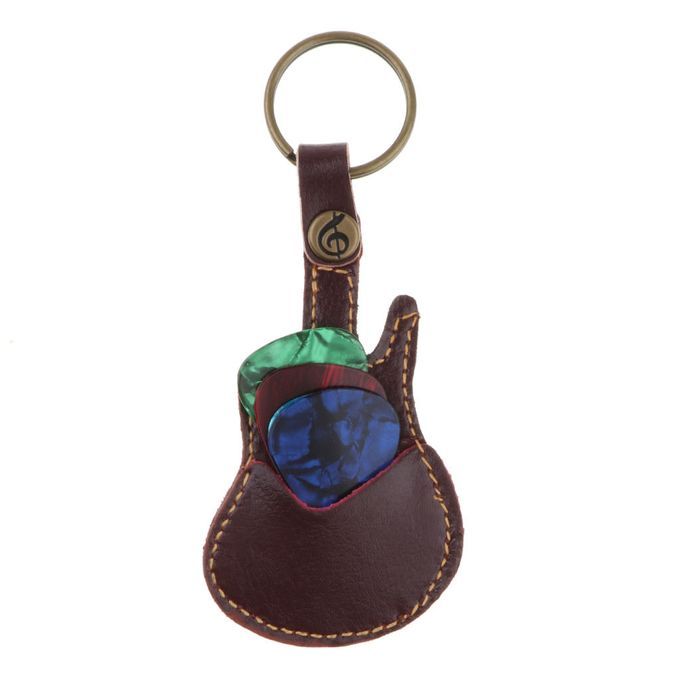 Guitar Pick Plectrum Case Bag Key Chain Bag Ukulele Guitar Parts