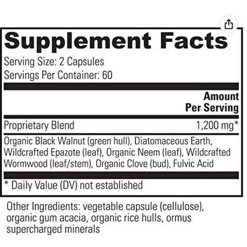 Paratrex Gut Health Cleansing & Advanced Intestinal Detox Support 120Caps