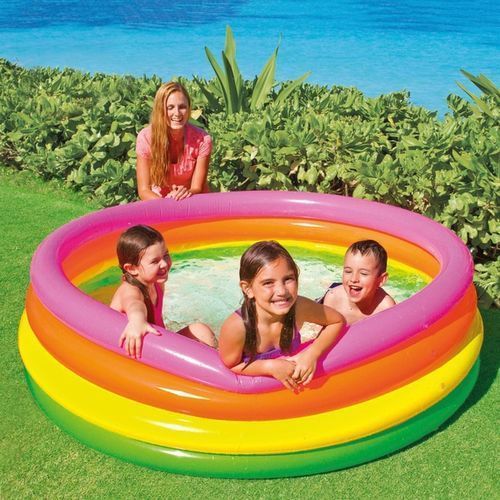 Unisex Kid's Summer Sunset Swimming Pool With Pumpool