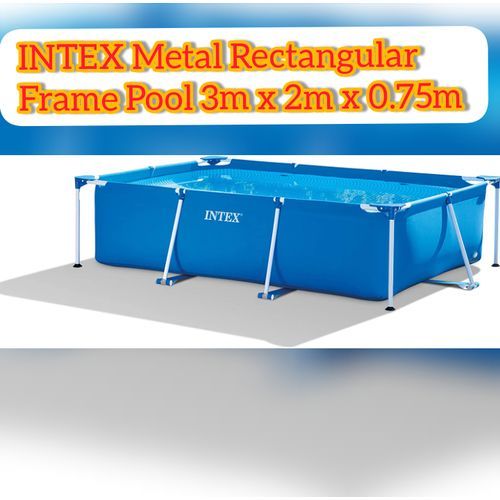 28272 Rectangular Frame Pool 3m X 2m X 0.75m
