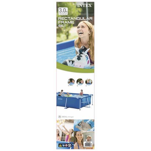 28272 Rectangular Frame Pool 3m X 2m X 0.75m