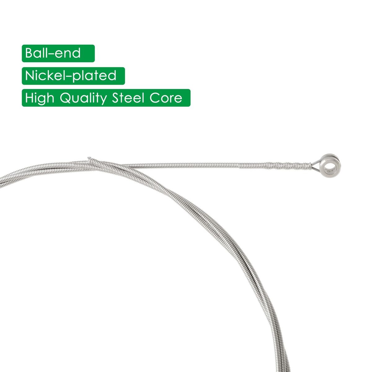 6pcs Electric Guitar Strings Nickel-plated Ball-end Steel
