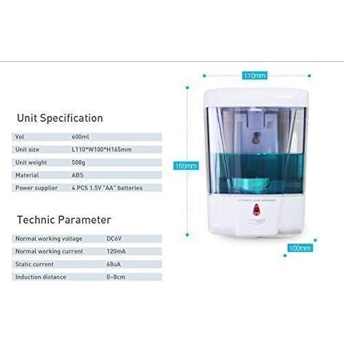 Automatic Wall-Mount Sensor Liquid Soap/sanitizer Dispenser