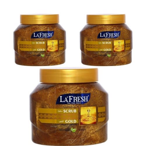 La fresh Gold Scrub 3pcs