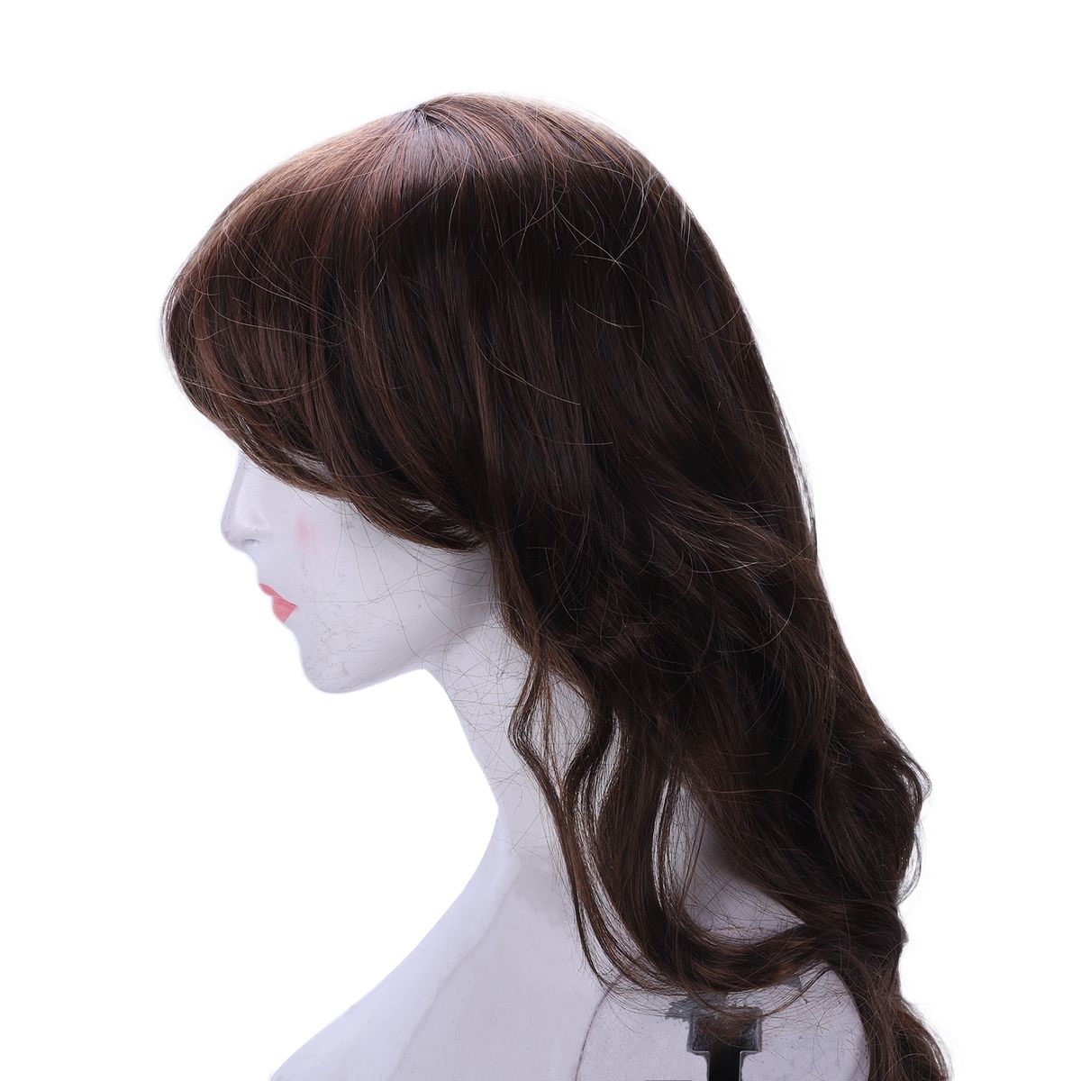 Womens Gis Fashion Wavy Cuy Long Hair Human Full Wigs Light