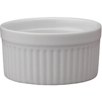 Ceramic Porcelain Ramekin Souffle Cup For Baking & Serving