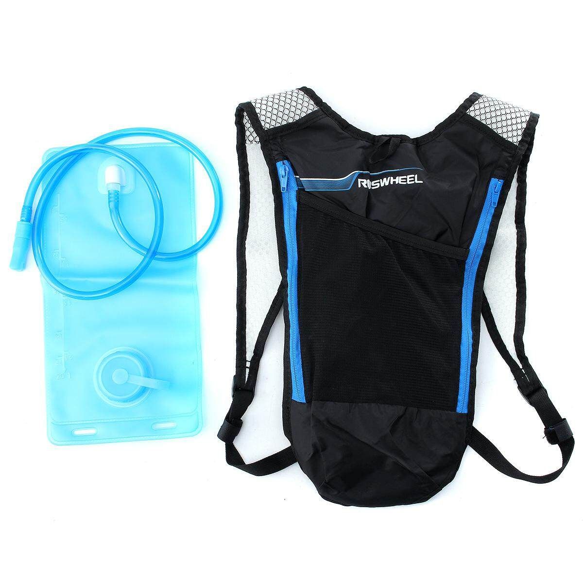 ROSWHEEL Outdoor Sports Water Bag Cycling 5L Multifunctional Backpack +Hydration Blue Ice Blue