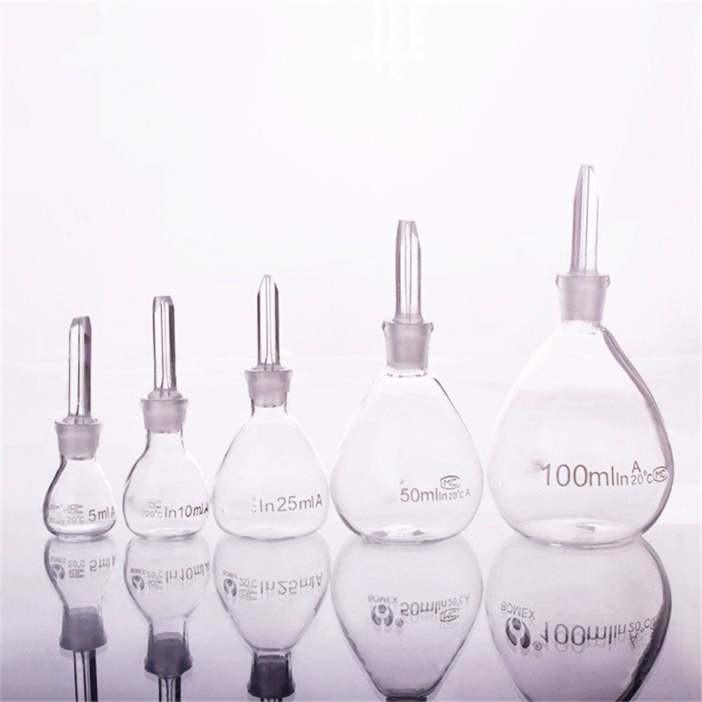 5-100ml Gl Specific Gravity Bottle Pycnometer Cl A Science Labware Medical