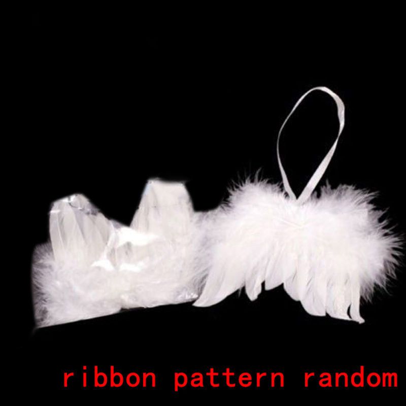 Mini Angel White Feather Wing Wedding Decoration Christmas-