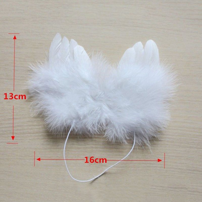 Mini Angel White Feather Wing Wedding Decoration Christmas-